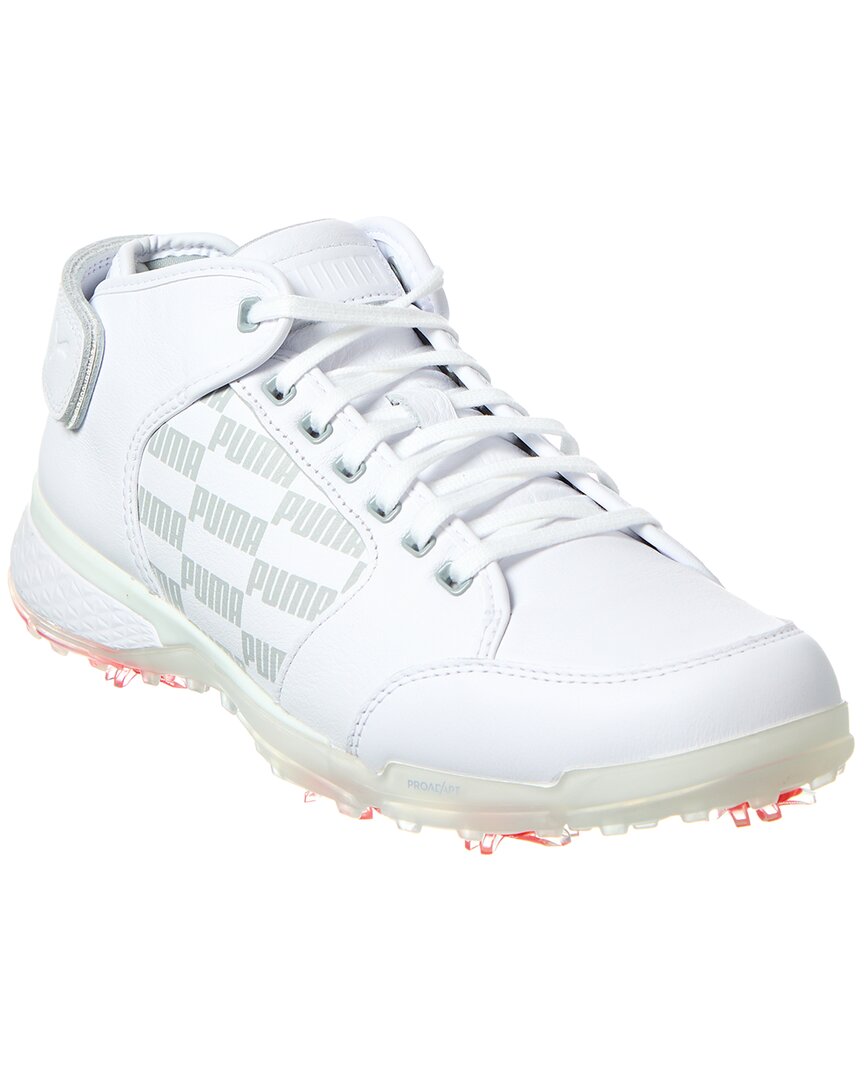 Puma Golf Proadapt Delta Leather Golf Shoe White