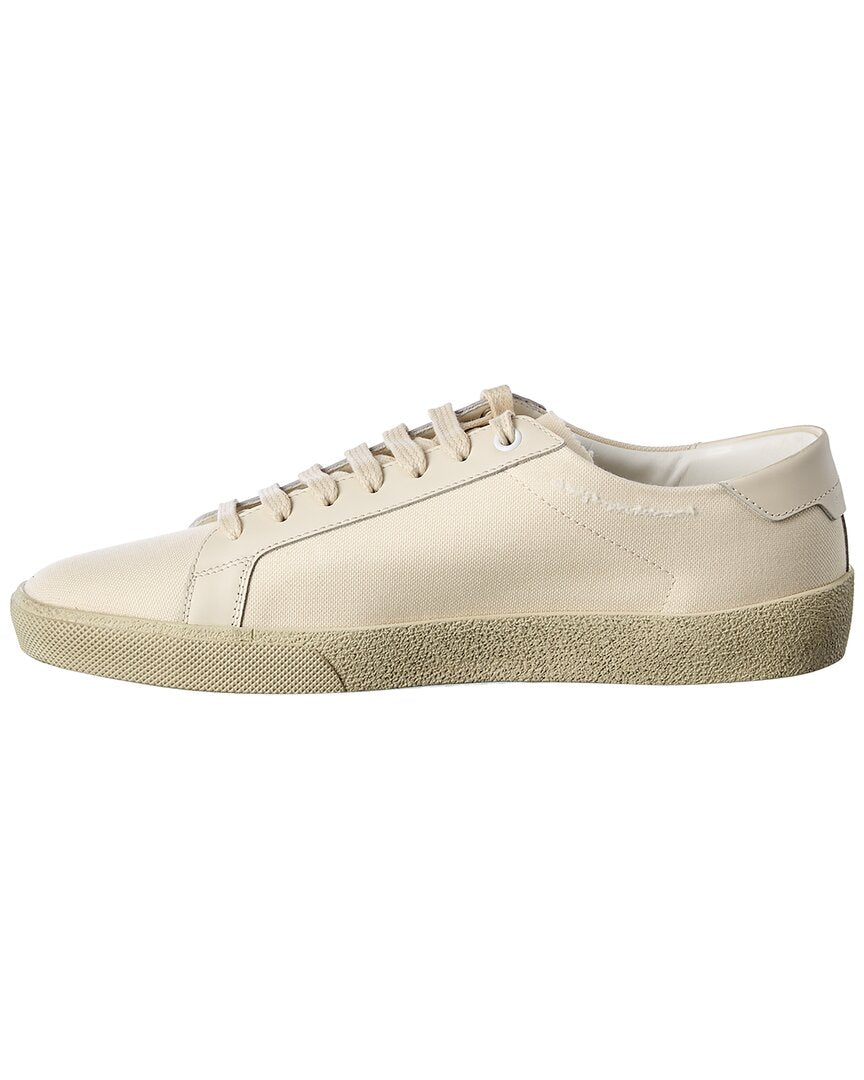 Saint Laurent Court Classic Sl/06 Canvas & Leather Sneaker