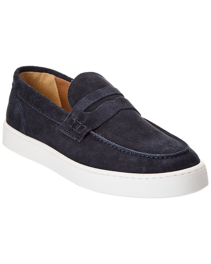M By Bruno Magli Daniel Suede Loafer Blue