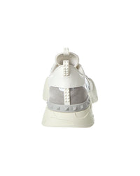 Valentino Camo Canvas & Leather Sneaker