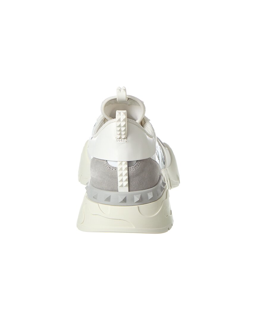 Valentino Camo Canvas & Leather Sneaker
