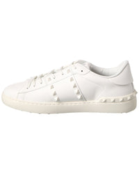 Valentino Rockstud Untitled Leather Sneaker