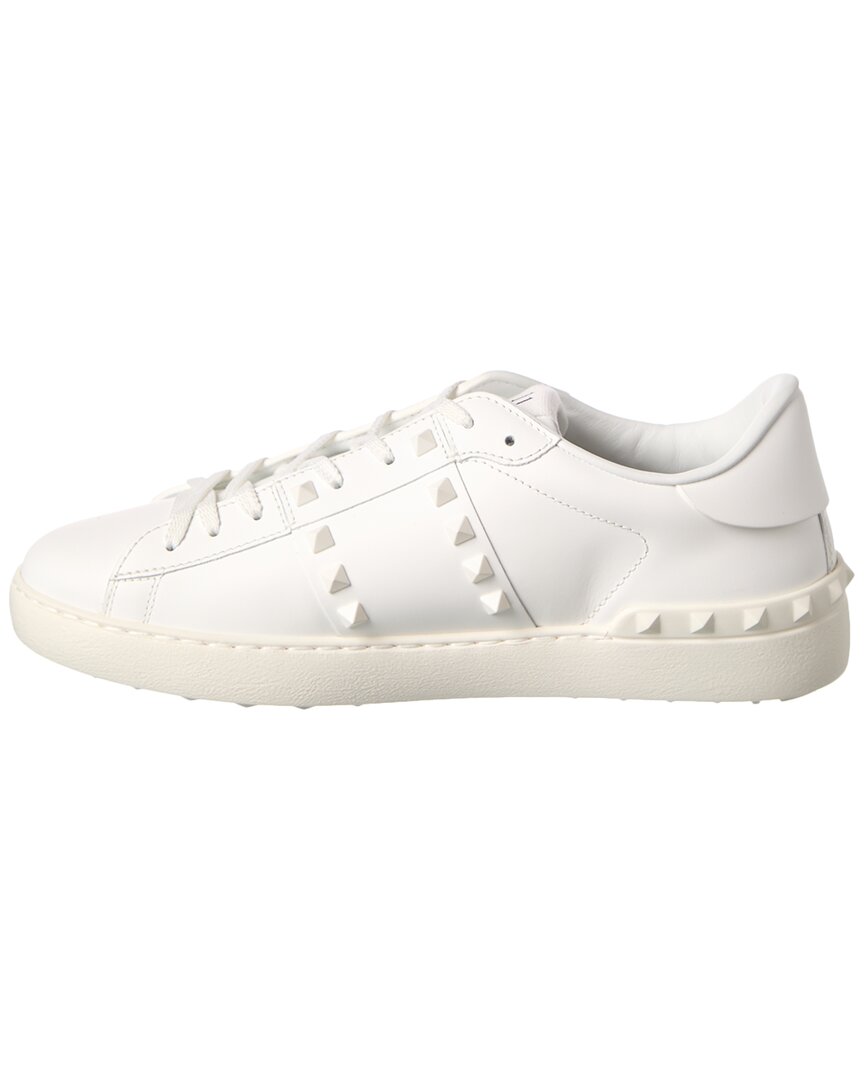 Valentino Rockstud Untitled Leather Sneaker