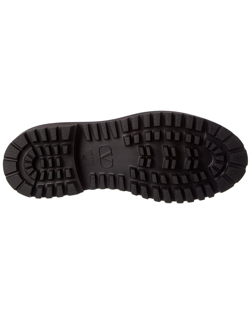 Valentino Vlogo Leather Oxford
