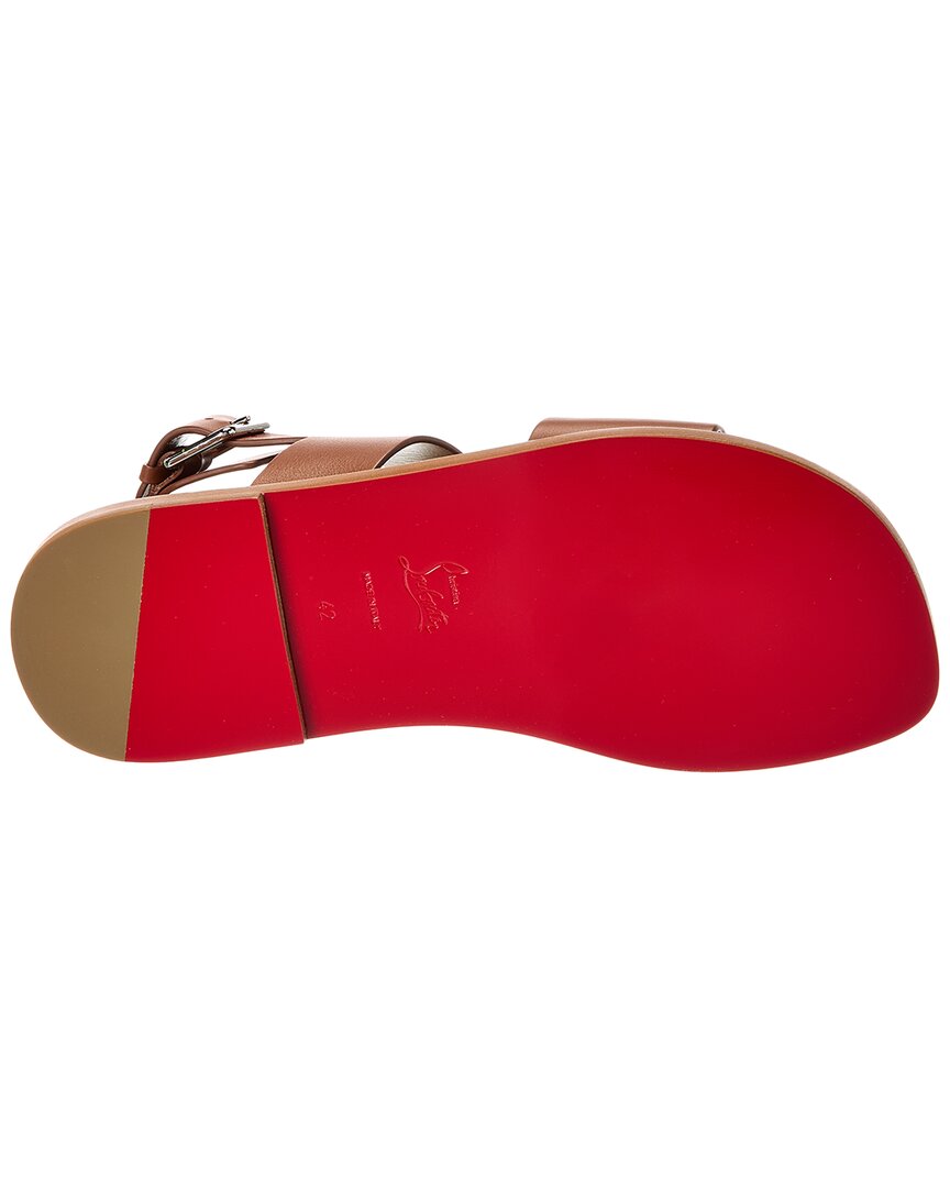Christian Louboutin Chambeliss Leather Sandal – Bluefly