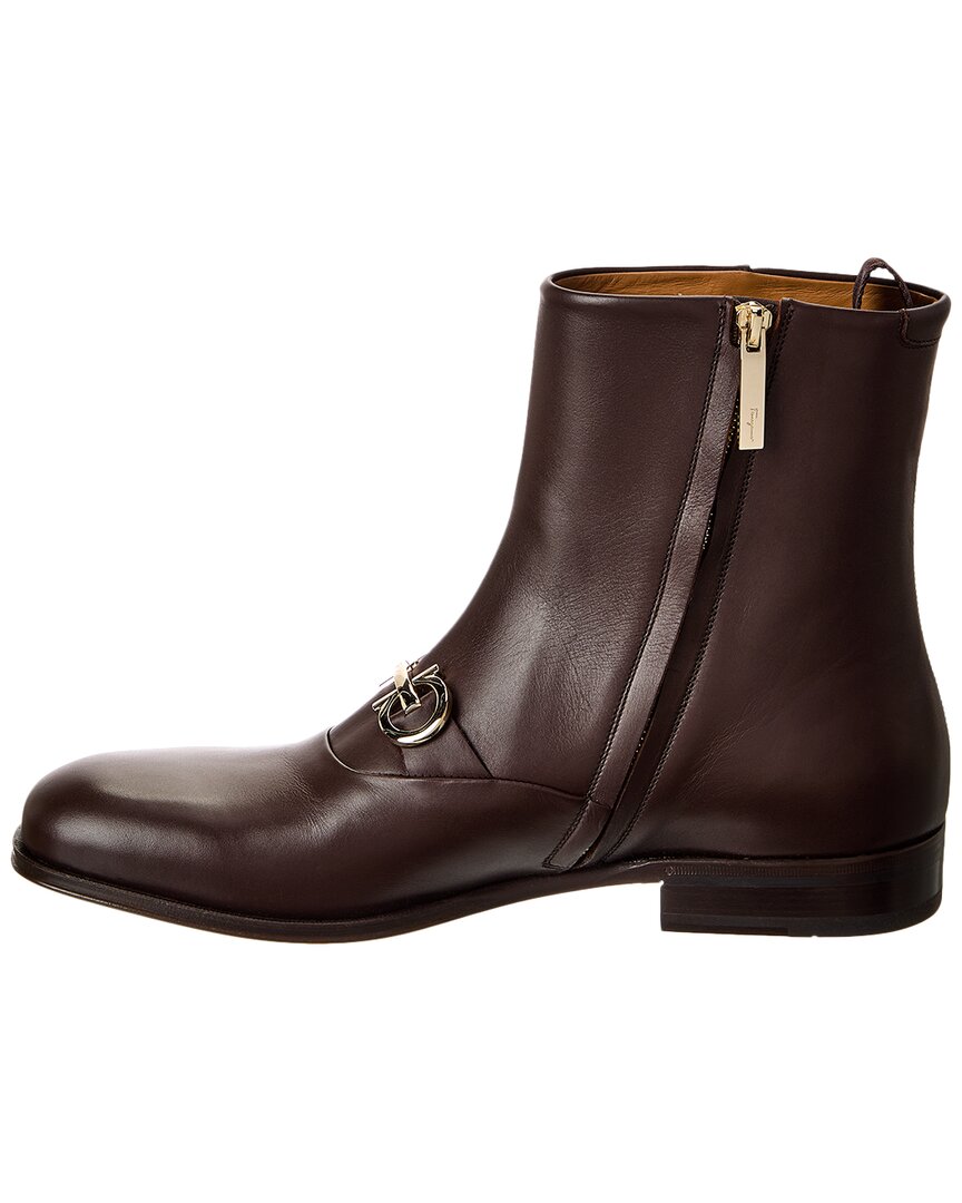 Ferragamo Geremia Leather Boot