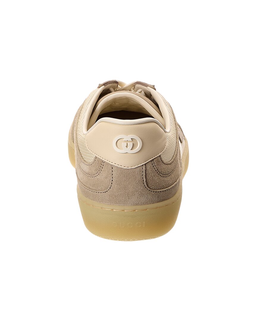 Gucci G75 Suede & Mesh Sneaker
