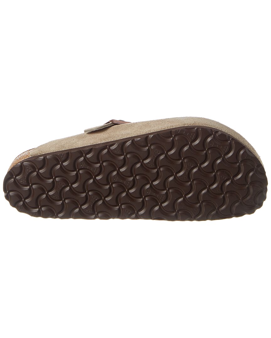 Birkenstock Boston Soft Footbed Suede Leather Clog