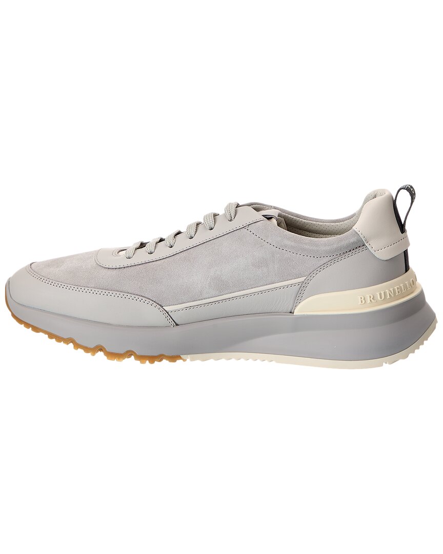 Brunello Cucinelli Brunello Cucinelli Suede & Leather Sneaker