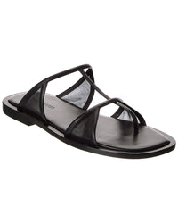 Ferragamo Gioventu Leather & Mesh Sandal
