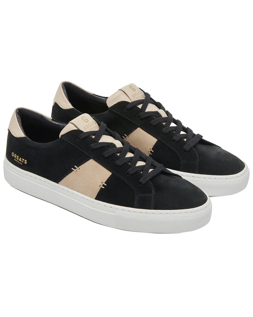 Greats Royale 2.0 Suede Sneaker Black White