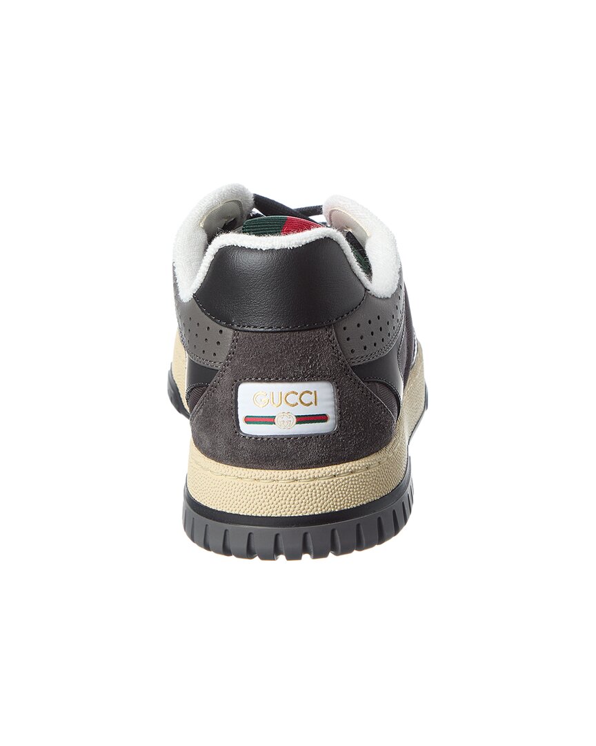 Gucci Re-Web Gg Nylon & Suede Sneaker