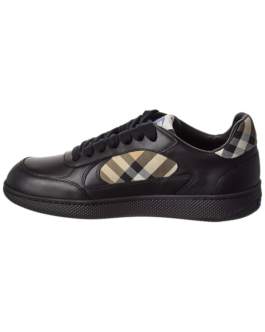 Burberry Check Terrace Leather Sneaker