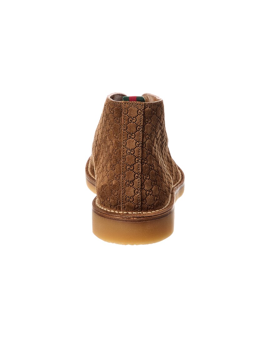 Gucci Gg Suede Bootie – Bluefly