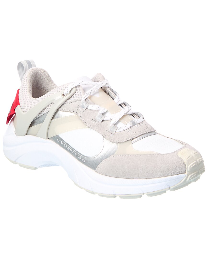 Hugo Boss Hugo Boss Go2 Leather-Trim Sneaker