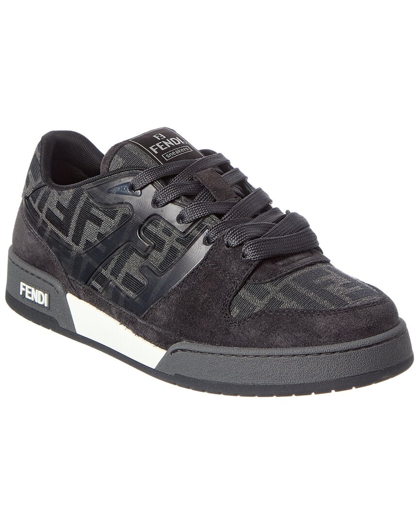 Fendi Match Ff & Suede Sneaker