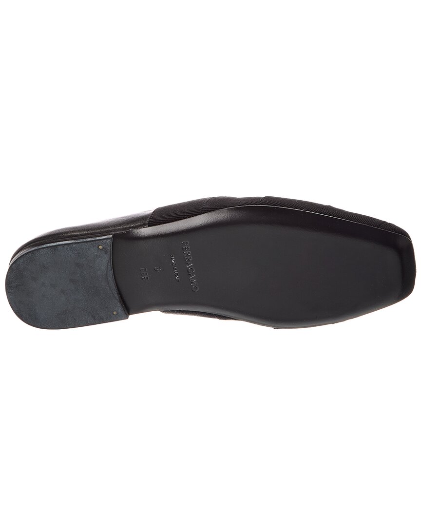 Ferragamo Gros Grosgrain & Leather Loafer