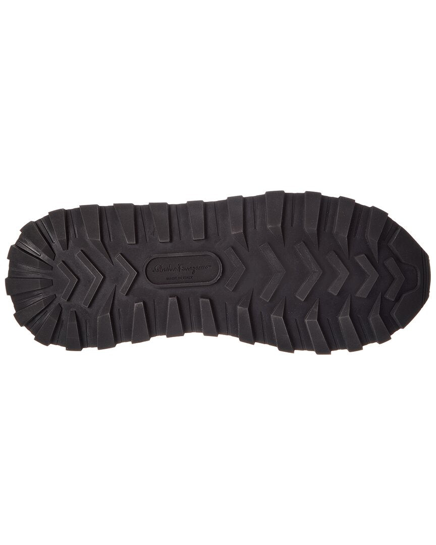 Ferragamo Indy Leather Sneaker