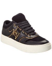Ferragamo Beck Suede & Leather Sneaker