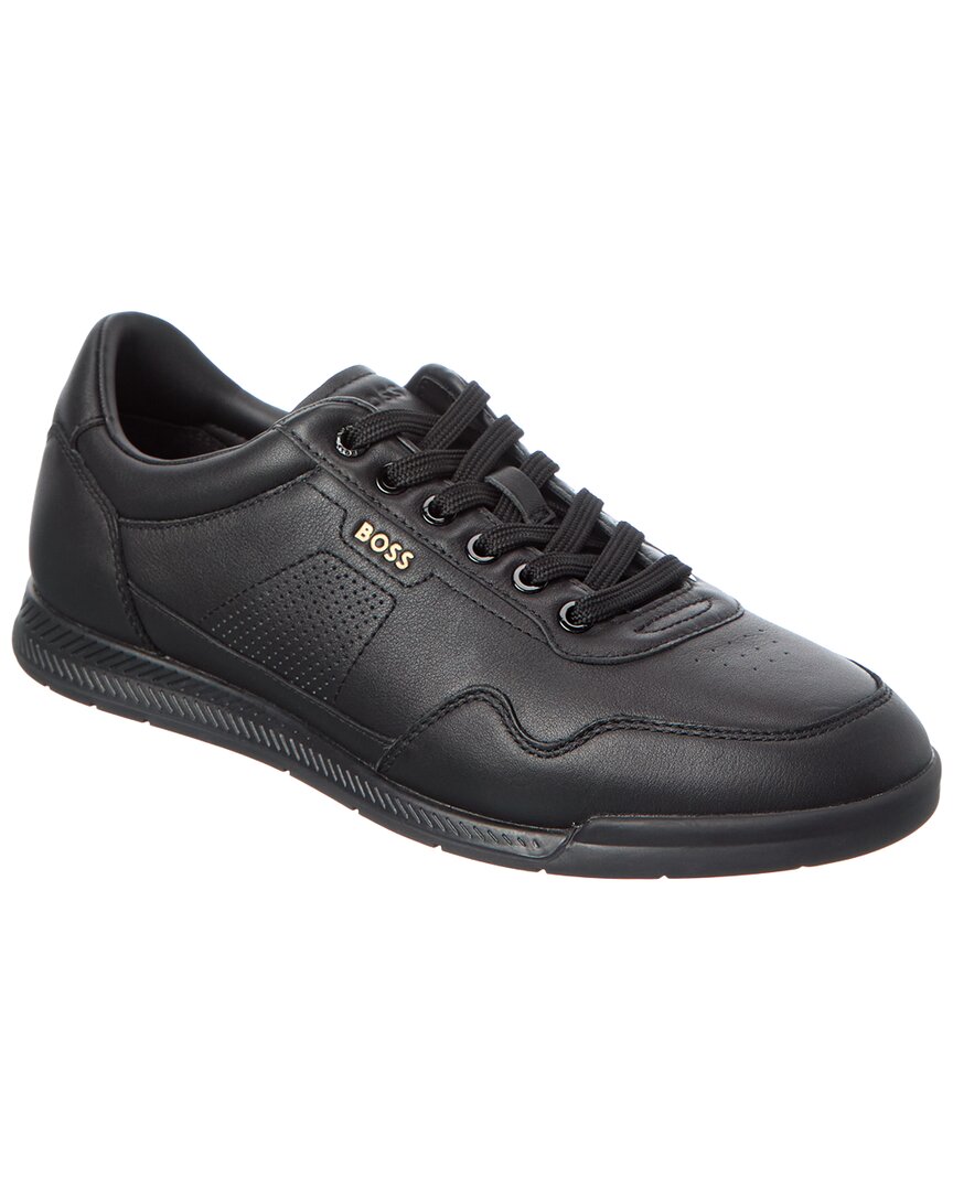 Hugo Boss Titanium Leather Sneaker