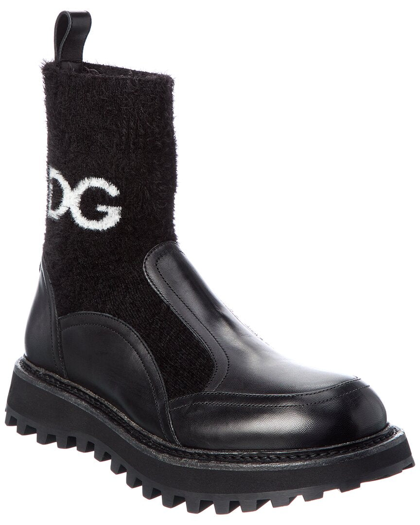Dolce & Gabbana Leather Boot