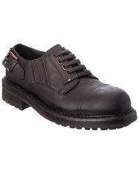 Dolce & Gabbana Leather Oxford Brown Multi 40