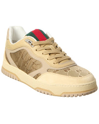 Gucci Re-Web Gg Nylon & Suede Sneaker