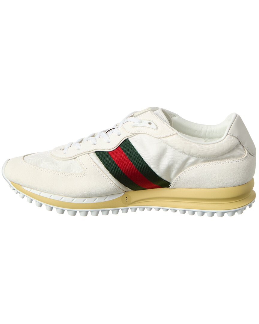 Gucci Re-Motion Gg Canvas & Suede Sneaker