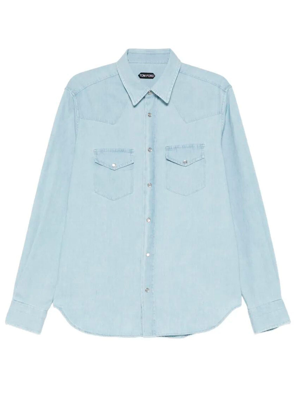 TOM FORD Tom Ford Men Denim Chambray Western Shirt