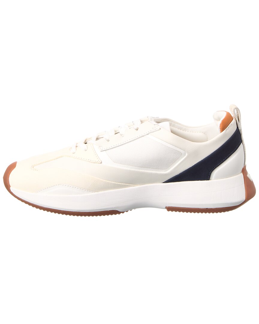 Wolf & Shepherd Marathon Trainer Canvas & Leather Sneaker