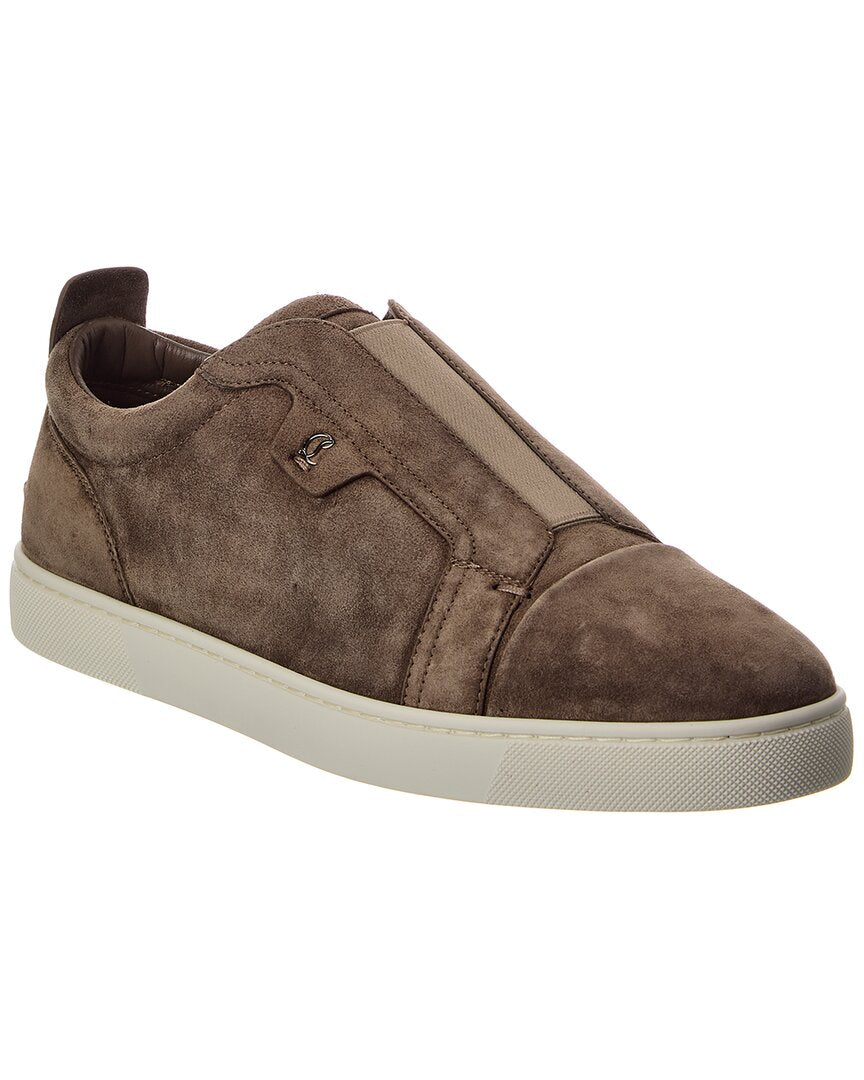 Christian Louboutin St Louis Suede Slip-On Sneaker