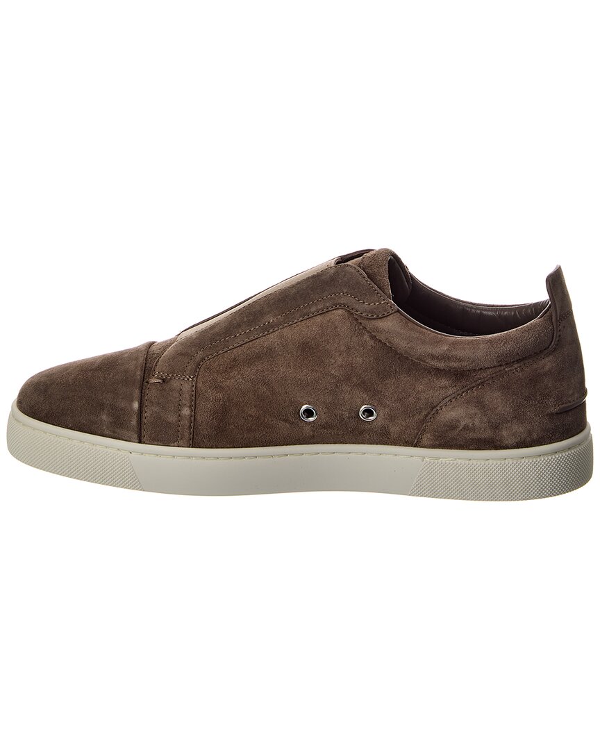 Christian Louboutin St Louis Suede Slip-On Sneaker