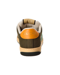 Gucci Screener Gg Canvas & Leather Sneaker