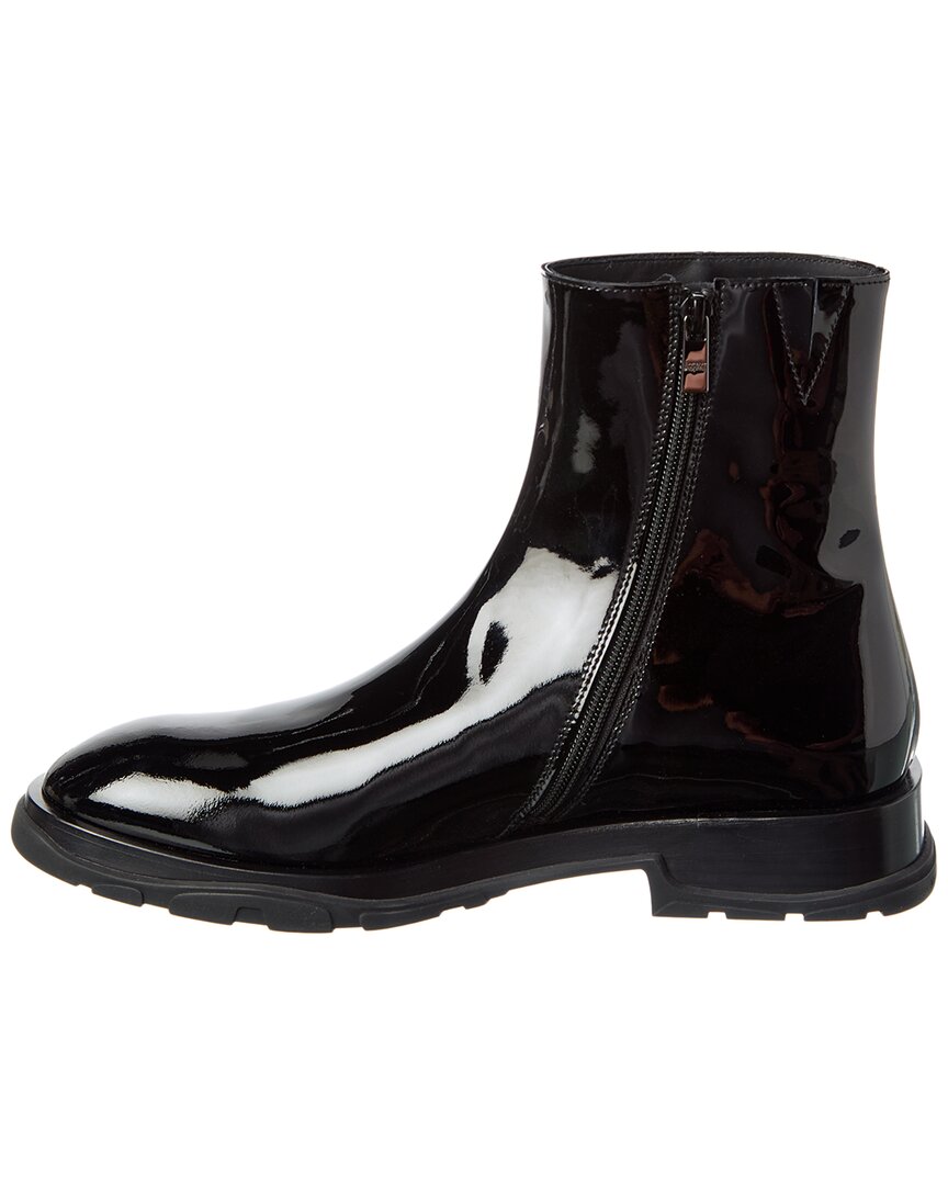 Alexander Mcqueen Tread Slim Half Leather Boot