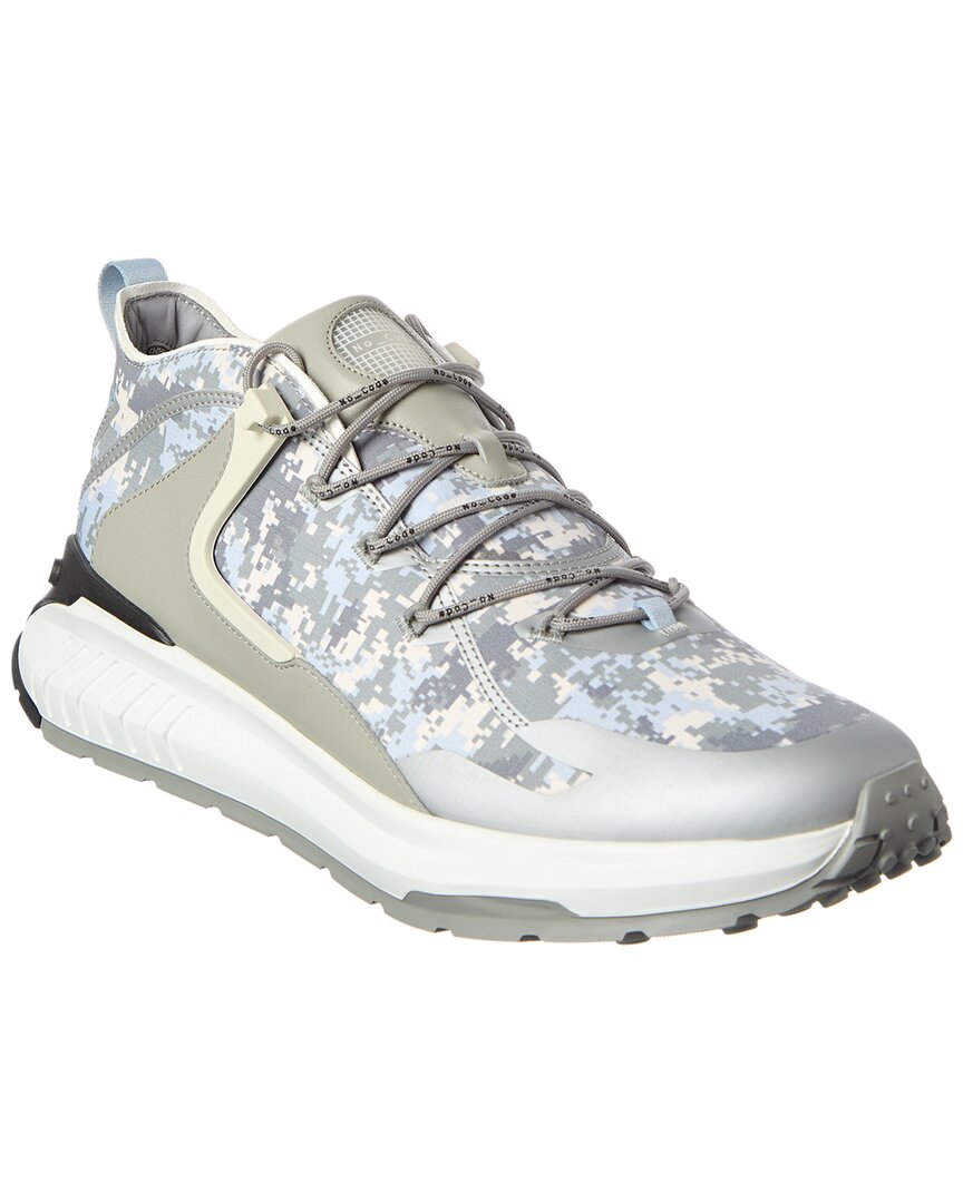 Tod’S Allac Camo Leather Sneaker