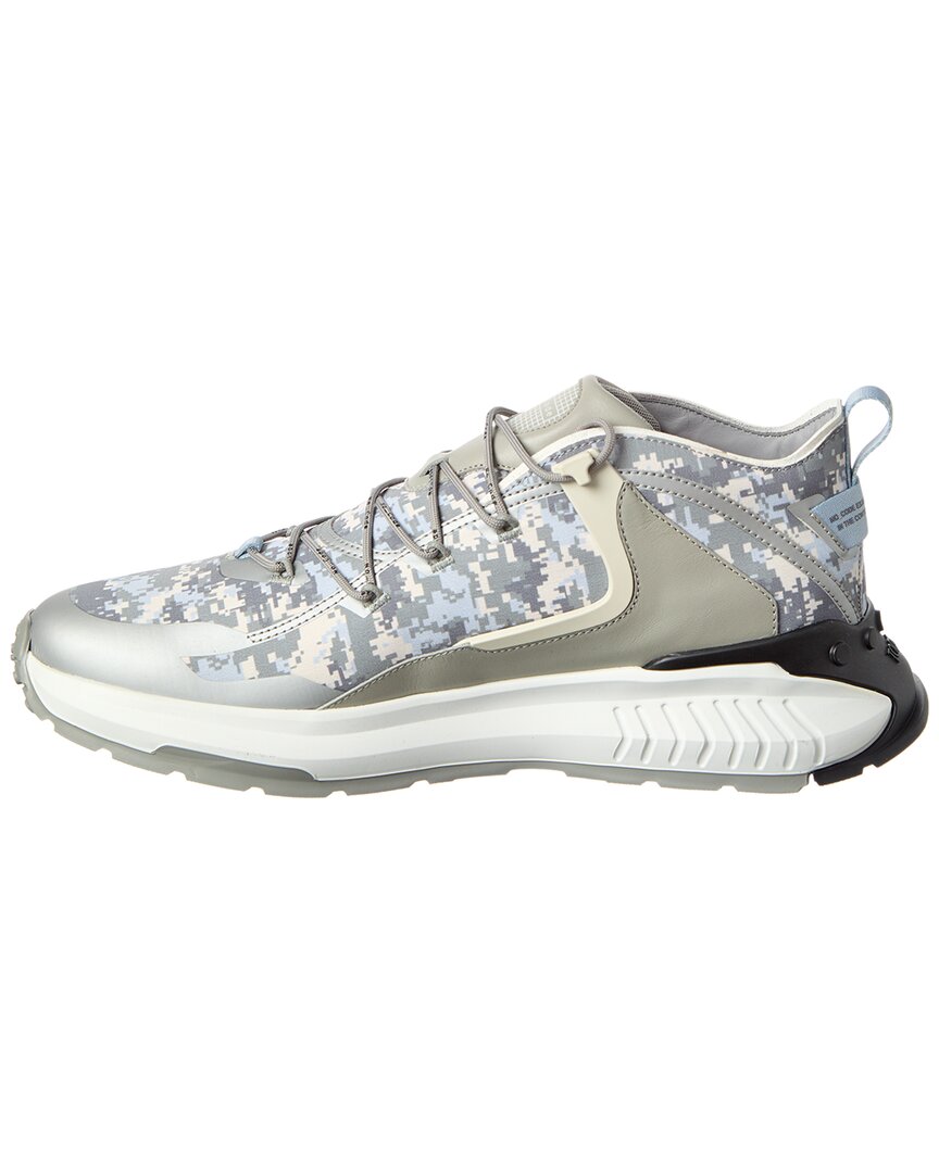 Tod’S Allac Camo Leather Sneaker