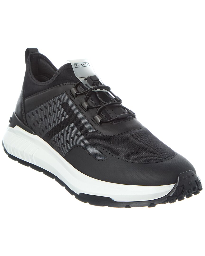 Tod’S No_Code Canvas & Leather Sneaker