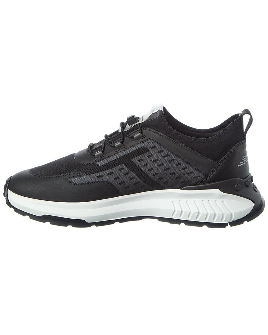Tod’S No_Code Canvas & Leather Sneaker