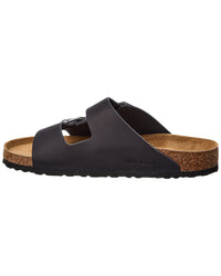 Birkenstock Birkenstock Arizona Oiled Leather Sandal, 45, Black