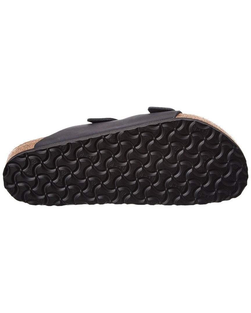 Birkenstock Birkenstock Arizona Oiled Leather Sandal, 45, Black
