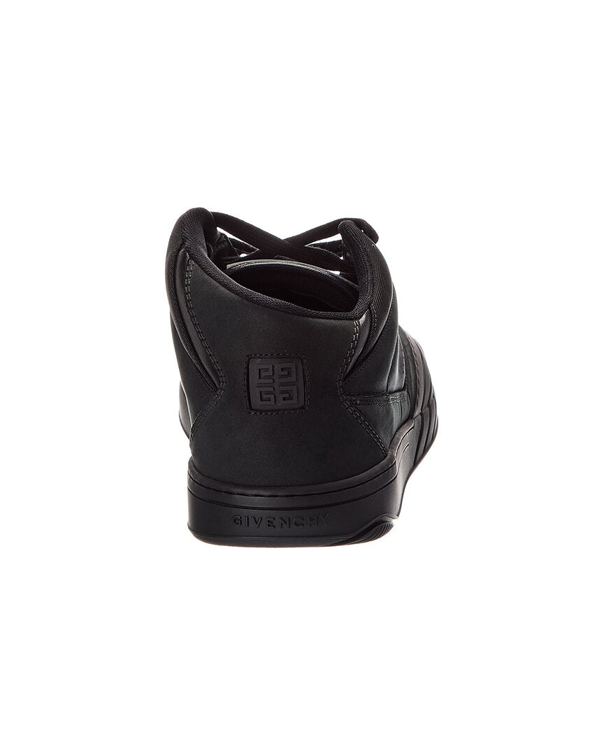 Givenchy Mid-Top Canvas & Leather Sneaker – Bluefly