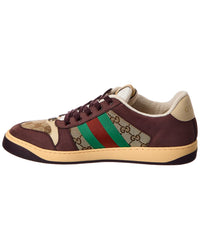 Gucci Screener Gg Canvas & Leather Sneaker