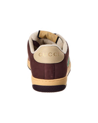 Gucci Screener Gg Canvas & Leather Sneaker