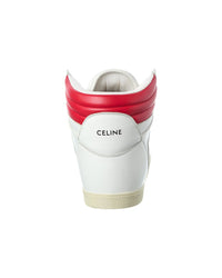 Celine Break Mid Lace-Up Leather Sneaker