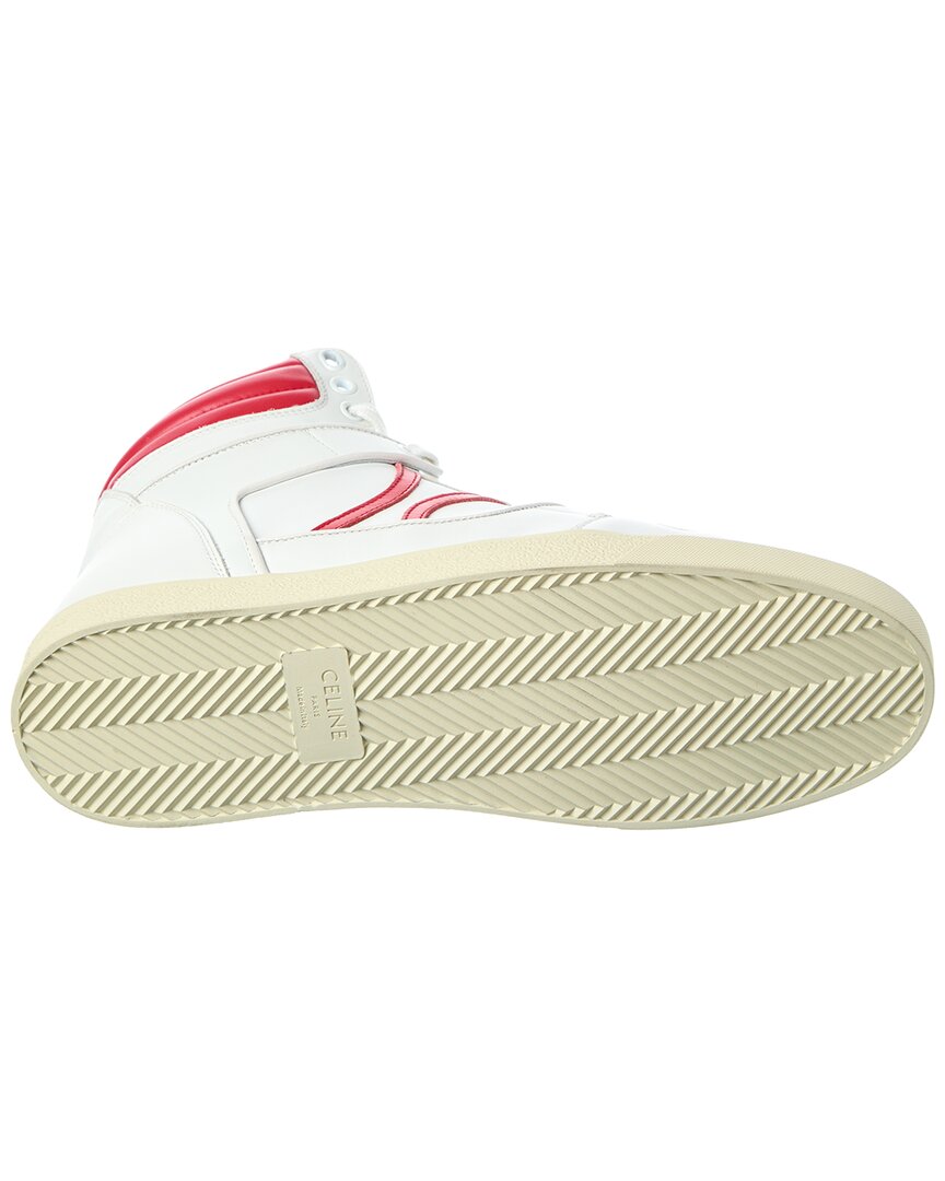 Celine Break Mid Lace-Up Leather Sneaker