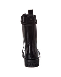 Valentino Leather Combat Boot