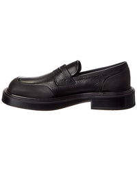Ferragamo Dry Leather Penny Loafer
