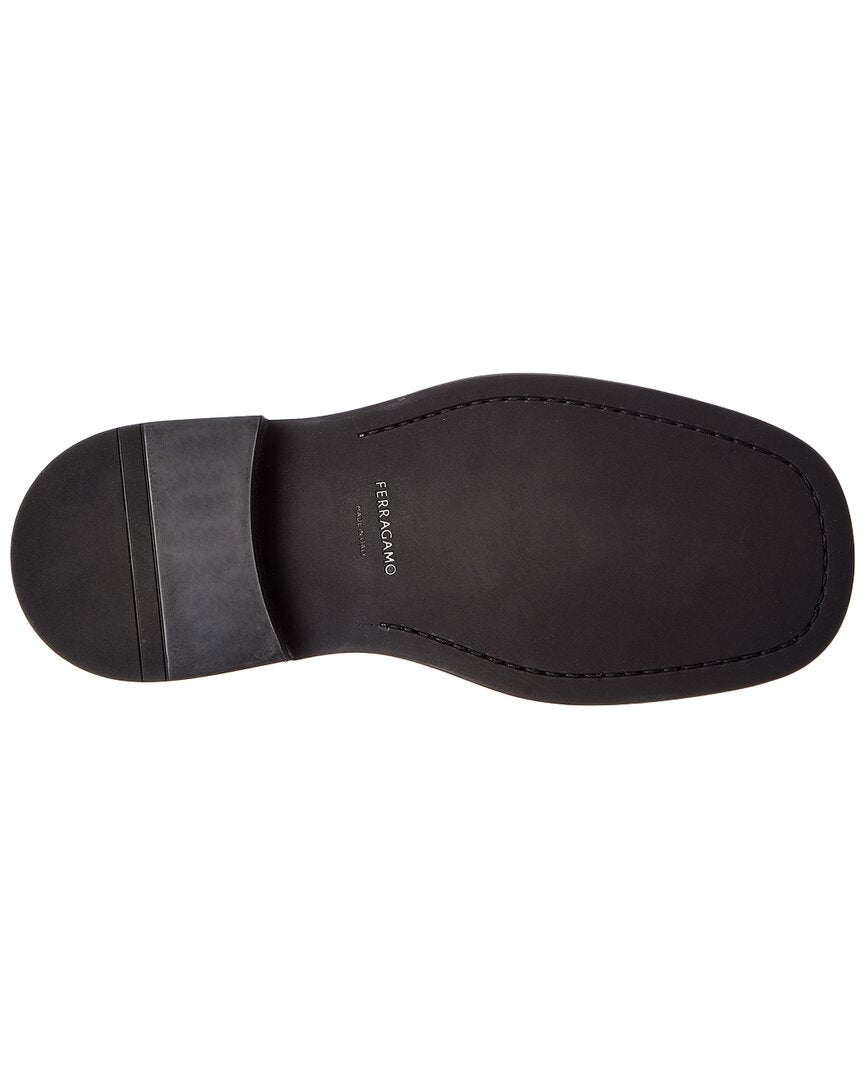 Ferragamo Dry Leather Penny Loafer