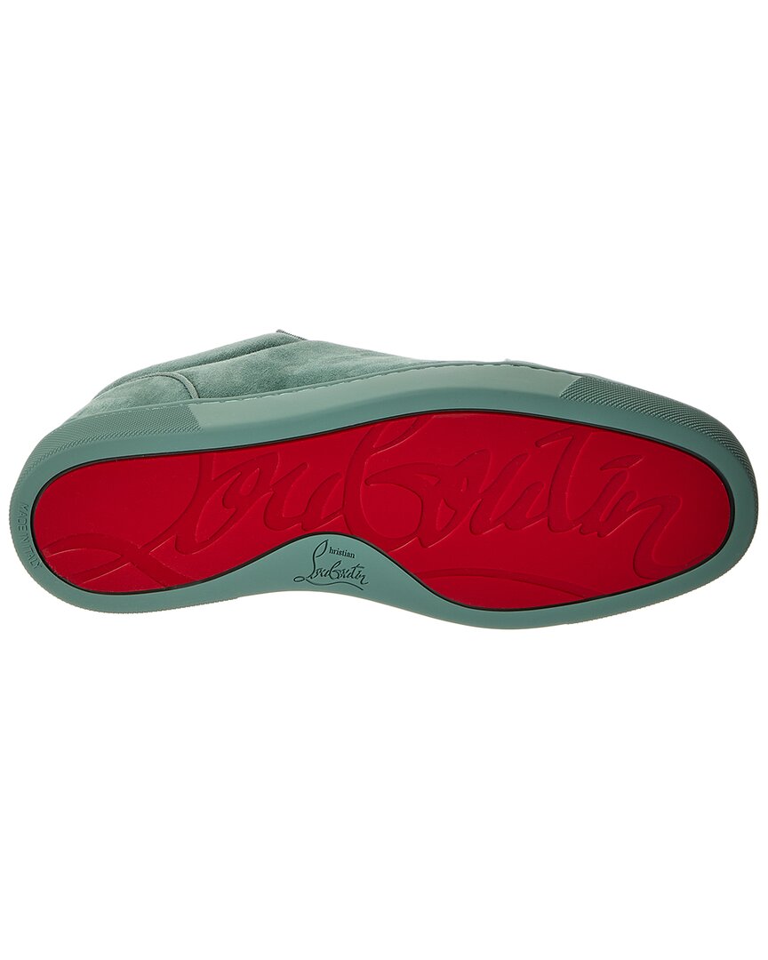 Christian Louboutin Fun Louis Junior Suede Sneaker