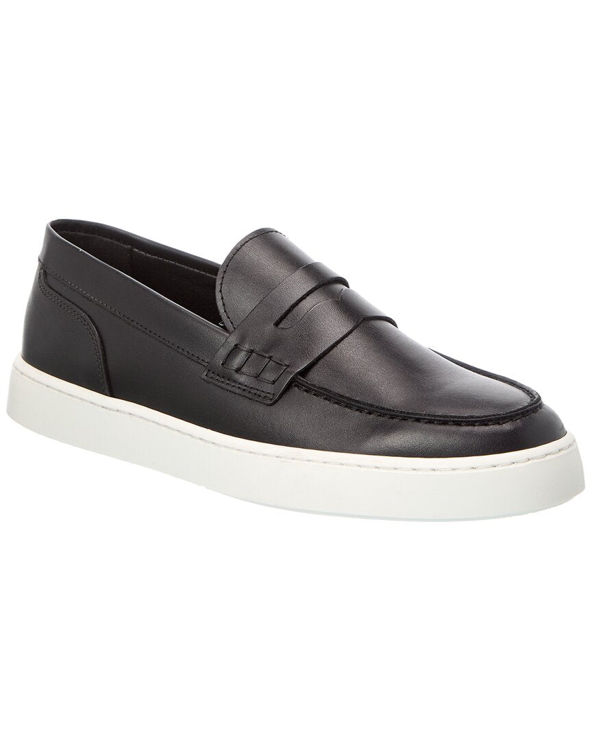 M By Bruno Magli Magnifico Leather Slip-On Sneaker
